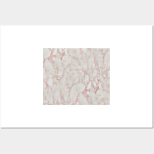 Piazza rose gold marble Posters and Art